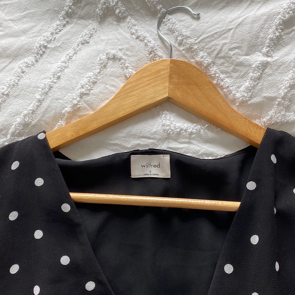 Wilfred black and white polka dot dress - Picture 4 of 4